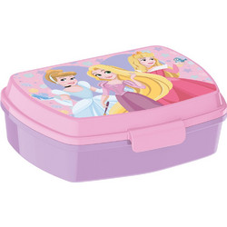 Stor Disney Princess Πλαστικό Παιδικό Δοχείο Φαγητού Ροζ