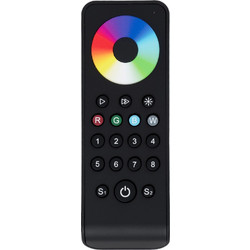 GLOBOSTAR(R) 71574 SKYDANCE RS8 SPECTRUM RGB/RGBW Ασύρματο Χειριστήριο Αφής 8 Ζωνών 4CH DC 3V 2xAAA Μπαταρίες IP20 - RF 2.4GHz + Εμβέλεια 30m - M14.1xΠ5xΥ1.8cm