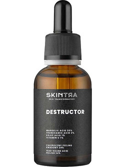 SkinTra Destructor Year Round Acid 24% Gel Μανδελικό Peeling Προσώπου για Μαύρα Στίγματα 100ml