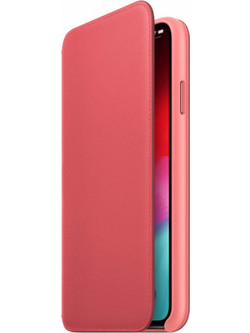 Apple Leather Folio Peony Pink (iPhone XS Max)