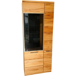 MDF Σύνθετο Βιτρίνα με Γυαλί 204Υx80Πx38cm