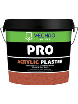PRO ACRYLIC PLASTER FLAT ΛΕΥΚΟ 1,5mm 25kg