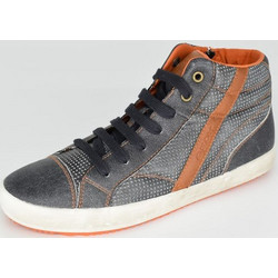 Geox Παιδικά Sneakers Μποτάκια Ανθρακί J642CB0NCBCC0948