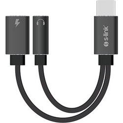 ADAPTER USB Type-C male to 3.5 jack+TypeC
