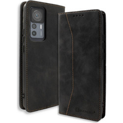 Bodycell Pu Leather Book Black (Xiaomi 12T / 12T Pro)
