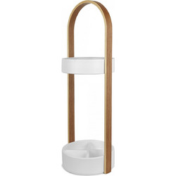 UMBRA - ΟΜΠΡΕΛΟΘΗΚΗ BELLWOOD ΛΕΥΚΟ & ΚΑΦΕ 24cm X 68cm