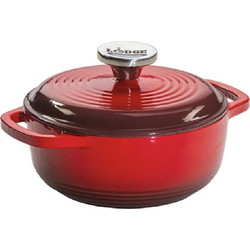 Lodge Red Μαντεμένια Κατσαρόλα Εμαγιέ Επίστρωση 17.78cm 1.4lt