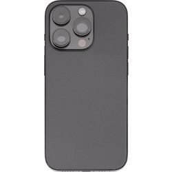 APPLE IPHONE 14 PRO MAX ΠΙΣΩ ΚΑΠΑΚΙ ΜΕ ΠΛΑΙΣΙΟ ΜΑΥΡΟ - BACK COVER HOUSING SPACE BLACK