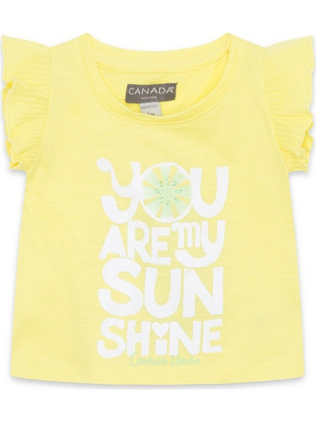 Canada House Sunshine Βρεφική Μπλούζα κίτρινη 22366040