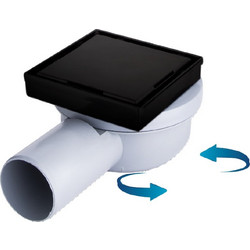 Maxiflow Σιφώνι Ντουζιέρας Δαπέδου 10x10cm Για Πλακάκια 1253211