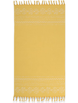 Nef-Nef Greyson Πετσέτα Παρεό Θαλάσσης Κίτρινη 90x170cm