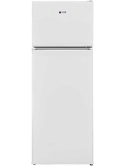 Vox Electronics KG2630F Δίπορτο Ψυγείο 213lt Υ145xΠ54xΒ57cm Λευκό