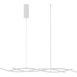 LUCE Kinetic Κρεμαστό Φωτιστικό Οροφής Μονόφωτο LED με Ρυθμιζόμενο Λευκό Φως Λευκό 8031414884964