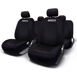 Sparco Καλύμματα Set Black / Grey 4τμχ