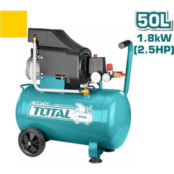 Total TC1255011 Κομπρεσέρ Αέρος Μονοφασικό 50lt 2.5hp