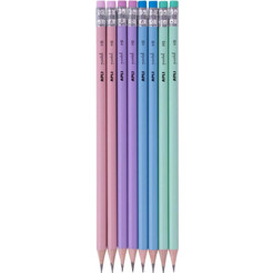Apli Nordik Pencils Σετ 8 Μολύβια HB με Γόμα AP-18824