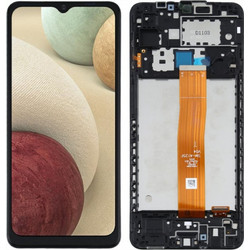 Samsung Οθόνη LCD & Digitizer με Μηχανισμό Αφής και Πλαίσιο για Galaxy A12 (Μαύρο)Κωδικός: 28609838