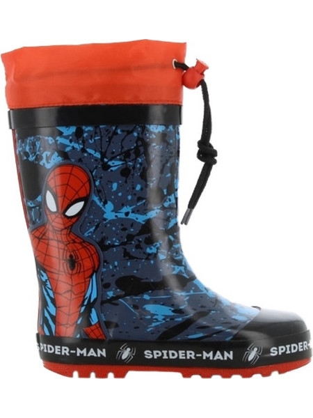 SPIDERMAN Γαλότσα 24-33 / SP012579 ΜΑΥΡΟ/ΚΟΚΚΙΝΟ
