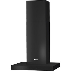 Miele PUR 68 W Matt Απορροφητήρας Καμινάδα-Τζάκι 60cm με 2 Μοτέρ Μαύρος