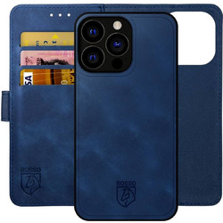 Rosso Element 2 in 1 Θήκη Πορτοφόλι Blue (iPhone 15 Pro)