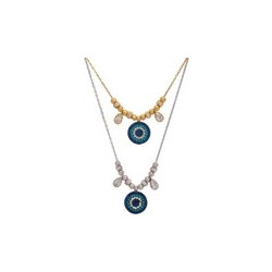 Silverline Γυναικείο Κολιέ Διπλό από Ασήμι 0330300601