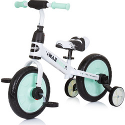 Chipolino Max Παιδικό Ποδήλατο Ισορροπίας Λευκό Πράσινο Mint DIKMB0232MI