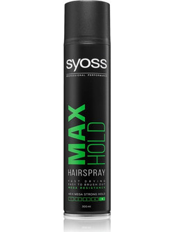 Syoss Max Hold Λακ Μαλλιών Πολύ Δυνατό Κράτημα 300ml