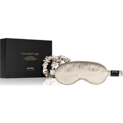 Notino Silk Collection Sleeping mask & Scrunchies Set σετ δώρου απόχρωση Cream