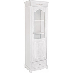 Bizzotto Blanc Βιτρίνα Ξύλινη Λευκή 50x34x170 Κωδικός: 0744191