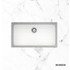 Schock Cristadur Mono 15090U-1302 Υποκαθήμενος Νεροχύτης Γρανίτη Ματ Polaris 83.8x46.9cm