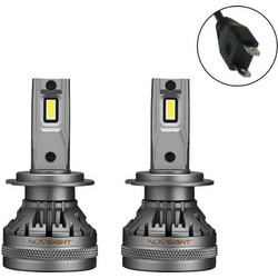 Led Λάμπες Αυτοκινήτου - Μηχανής H7 12V-24V 120W 6500K 22000LM A500 N37 H7 NOVSIGHT 2 τμχ