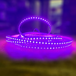 Ταινία LED 220V AC 12W 1100lm 2835 SMD 120 LED/m IP65 Ρόζ Χρώμα 220VPink UNIVERSO (10 μέτρα)