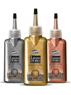 Durostick Lusso D'oro Πούδρα Τεχνοτροπίας Ασημί 0.7lt