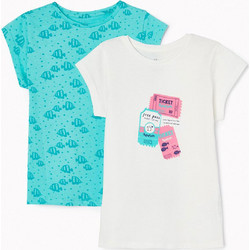 Zippy Σετ Παιδικά T-Shirt Κοντομάνικα Φούξια ZKGAP0303-23045