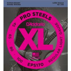 D'Addario EPS170 Σετ 4 Χορδές Ηλεκτρικού Μπάσου Stainless Steel 45-100" Normal Tension