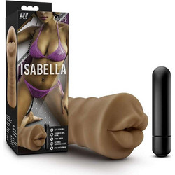 Blush M For Men Isabella With Bullet Vibrator Pocket Mouth Αυνανιστήρι με Δόνηση Mocha