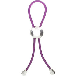 ToyJoy Adjustable Love Ring Ρυθμιζόμενο Ελαστικό Δαχτυλίδι Πέους & Όρχεων Σιλικόνης Μωβ