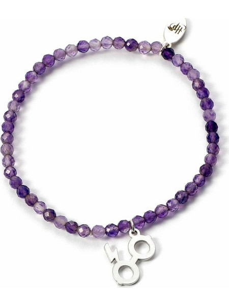 HARRY POTTER - Lightning Bolt -Sterling Silver Charm & Pearls Bracelet