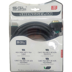 Καλώδιο HDMI Male to VGA Male 5m Black 200431