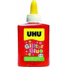 UHU ΚΟΛΛΑ GLITTER ΚΟΚΚΙΝΗ 88.5ml 49921