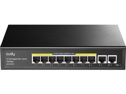 Cudy GS1010PE Unmanaged L2 Switch με 8 Θύρες Ethernet 1Gbps και 2 SFP Θύρες