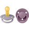 BIBS de Lux Πιπίλες Καουτσούκ 6m+ Fossil Grey Mauve 2τμχ BIBS de Lux Πιπίλες Καουτσούκ 6m+ Fossil Grey Mauve 2τμχ