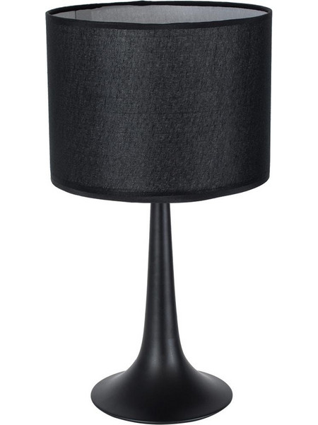 Globostar Ambrosia 01394 Πορτατίφ Ε27 Μαύρο Φ25xΥ46cm