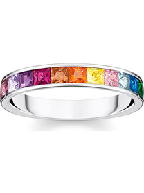 Thomas Sabo Γυναικείο Δαχτυλίδι Σειρέ Μισόβερο TR2403-477-7