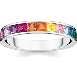Thomas Sabo Γυναικείο Δαχτυλίδι Σειρέ Μισόβερο TR2403-477-7