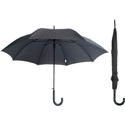 Chanos Ανδρική Ομπρέλα Βροχής Με Μπαστούνι Μαύρη (0455)