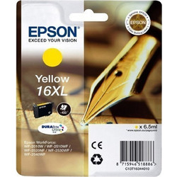 Epson 16XL Yellow Μελάνι Εκτυπωτή Inkjet C13T163440