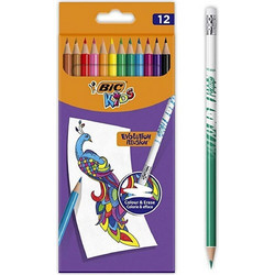 BIC Kids Evolution Ξυλομπογιές Σετ 12τμχ