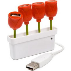 Gowireless Tulip USB Hub 2.0 USB-A με 4 Θύρες USB-A