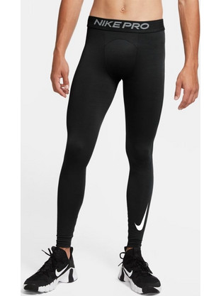 Nike Pro Warm Ανδρικό Κολάν Μακρύ Μαύρο CU4961-010